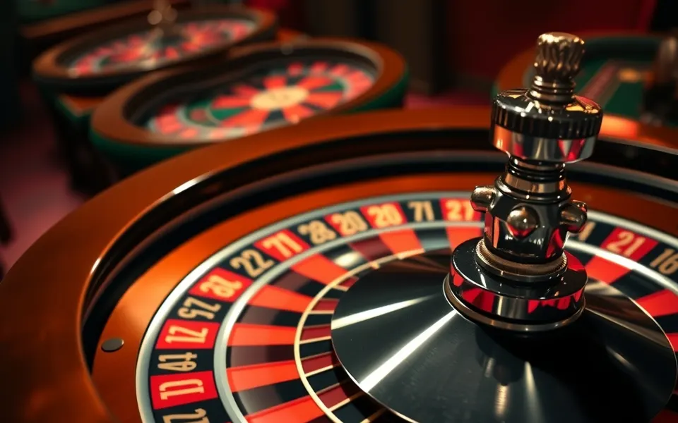 Ruota della roulette europea con pallina ferma su un numero